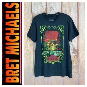 ➡️Official Licensed Bret Michaels Tee in Black Men’s Size Small